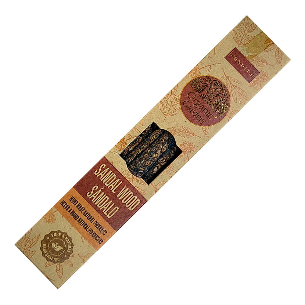 Nandita Organic Garden Sandalwood Incense Sticks 25g