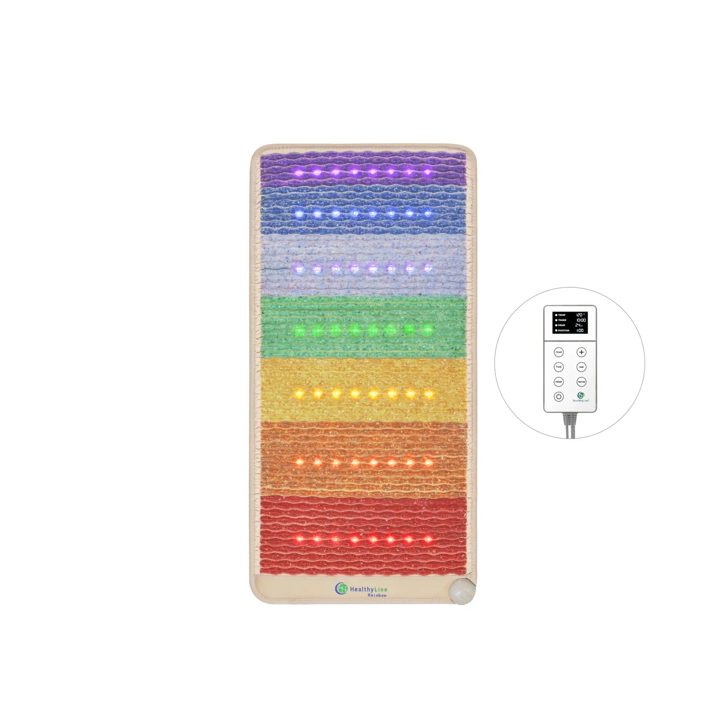 Rainbow Chakra Series | PEMF Far Infrared Heating Mats
